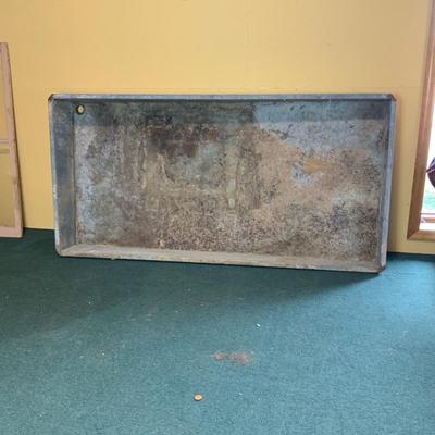 Lot 355 | Large Galvanized Steel Tray