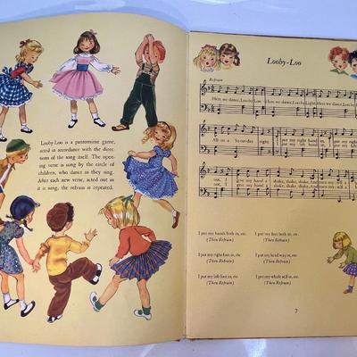 Vintage The Big Book of Favorite Songs for Children Nursery Rhyme Song Book