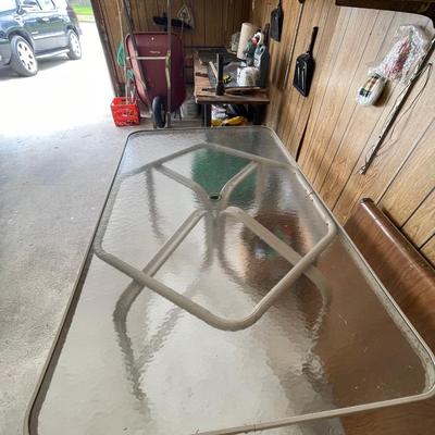 Glass patio table (No chairs)