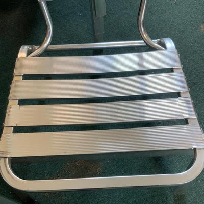 Lot 357 | Set of 8 Aluminum Deck Chairs