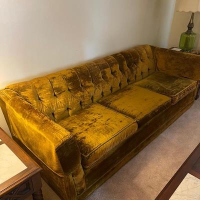 MCM tufted sofa