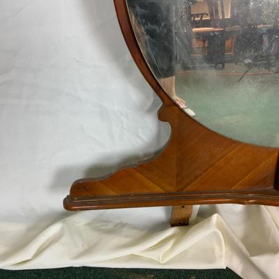 Lot 364 | Fleur-de-Lis Accented Round Mirror