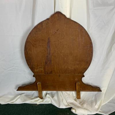 Lot 364 | Fleur-de-Lis Accented Round Mirror