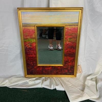 Lot 367 | Field of Poppies Mirror