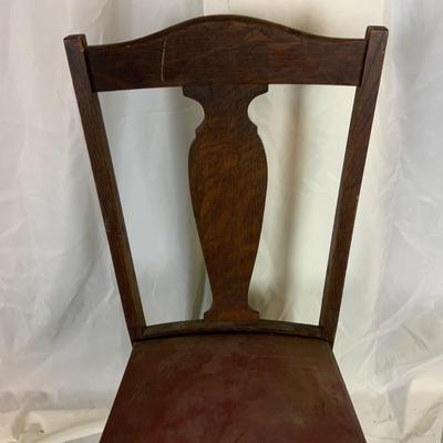 Lot 371 | Single Faux Leather Dining Chair