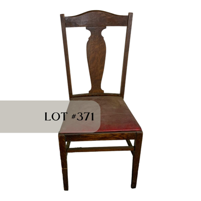 Lot 371 | Single Faux Leather Dining Chair