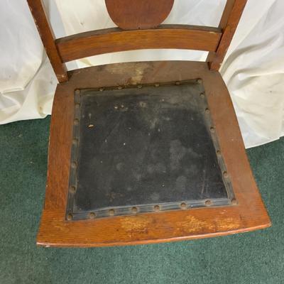 Lot 374 | Single Leather Seat Dining Chair