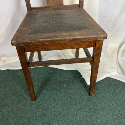 Lot 375 | Single Leather Seat Dining Chair
