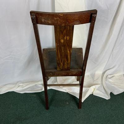 Lot 375 | Single Leather Seat Dining Chair