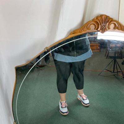 Lot 380 | Etched Glass Mirror