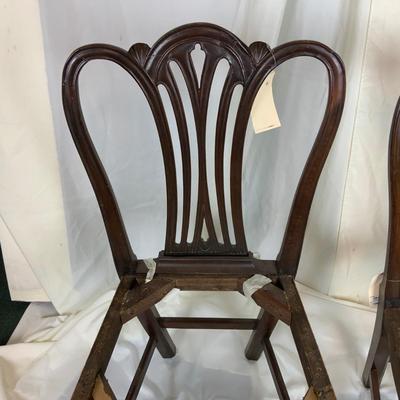 Lot 389 | Matching Chairs | Different Heights
