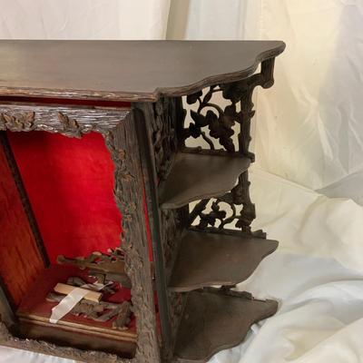 Lot 390 | Antique Black Forest Cabinet