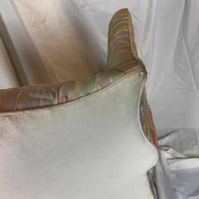 Lot 392 | Pastel Wing-Back Chair