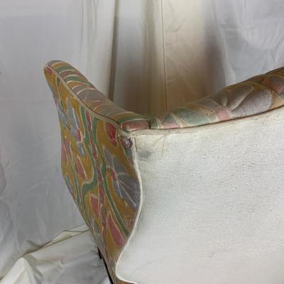 Lot 392 | Pastel Wing-Back Chair