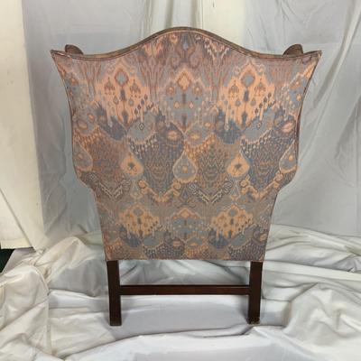 Lot 393 | Dark Wing-Back Chair