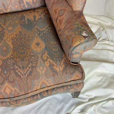 Lot 393 | Dark Wing-Back Chair