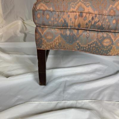 Lot 393 | Dark Wing-Back Chair