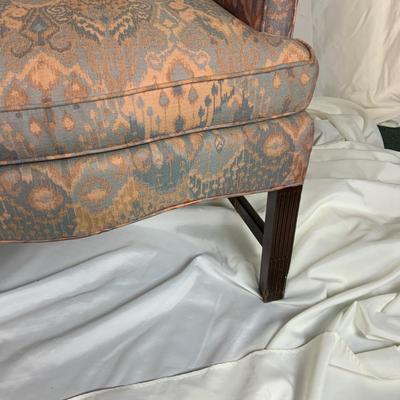 Lot 393 | Dark Wing-Back Chair