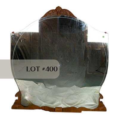 Lot 400 | Fleur-de-Lis Accented Vanity Mirror