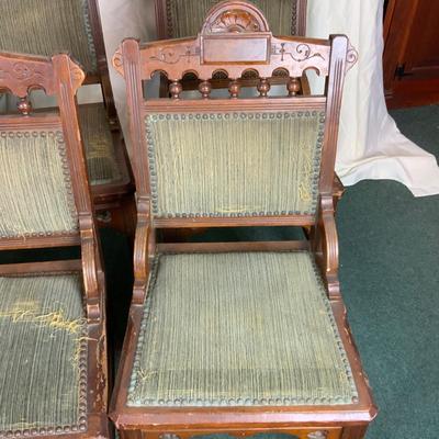 Lot 411 | Six Tudor Dining Chairs