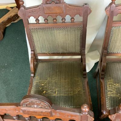 Lot 411 | Six Tudor Dining Chairs