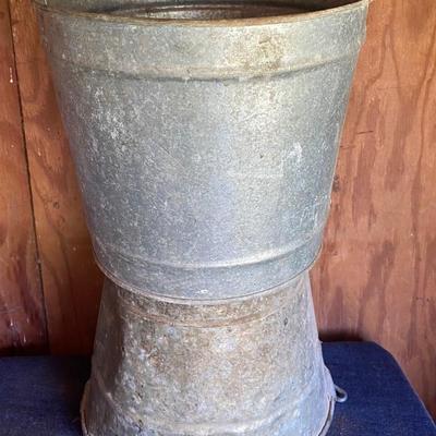 2 Vintage Buckets