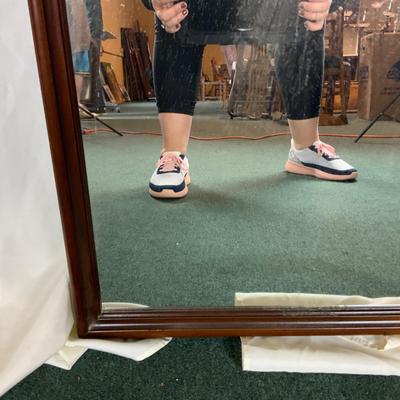 Lot 421 | Lovely Wood Framed Mirror