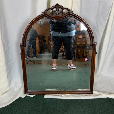 Lot 421 | Lovely Wood Framed Mirror