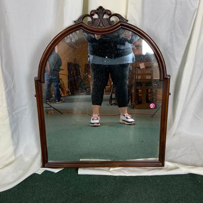 Lot 421 | Lovely Wood Framed Mirror