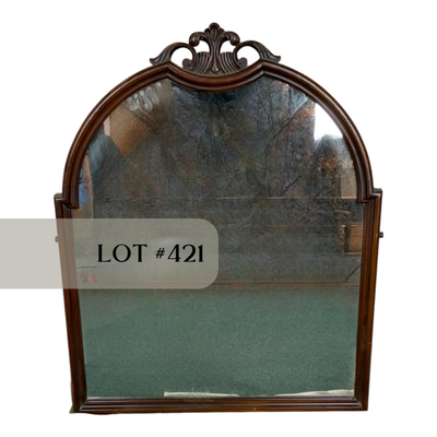 Lot 421 | Lovely Wood Framed Mirror