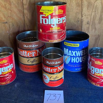 Vintage Coffee Cans