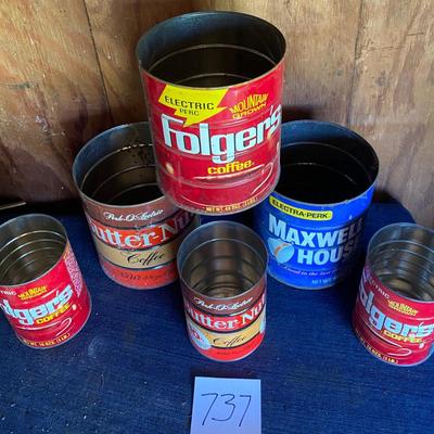 Vintage Coffee Cans