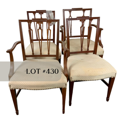 Lot 430 | Set of 4 Dining Chairs