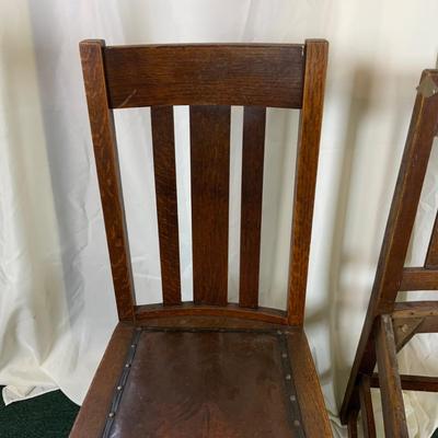 Lot 431 | Two Slat-Back Chairs