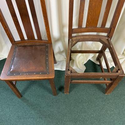 Lot 431 | Two Slat-Back Chairs