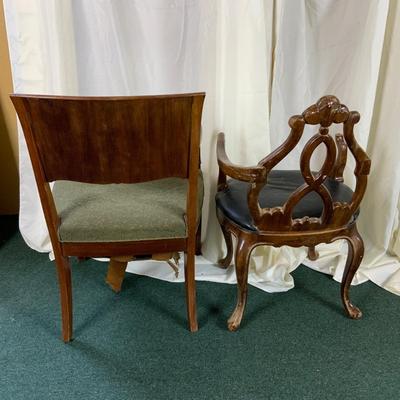 Lot 432 | Mis-Matched Chair Duo