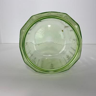 -12- URANIUM | Princess Hocking Glass Co. Jar