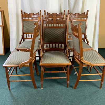 Lot 437 | Set of 6 Carved-Back Chairs