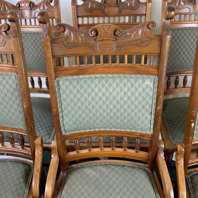 Lot 437 | Set of 6 Carved-Back Chairs