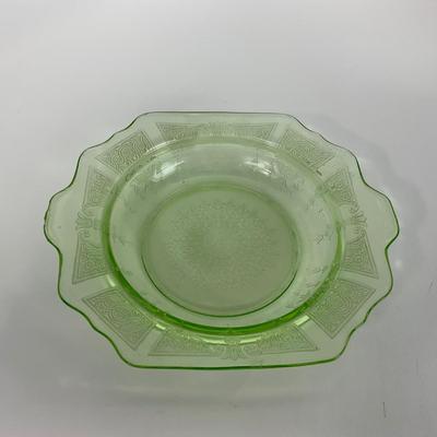 -15- URANIUM | Hocking Glass Co. Princess Pattern Bowl