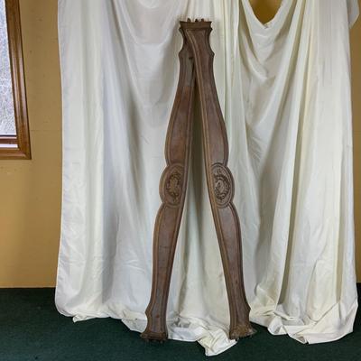 Lot 443 | Pair of Unfinished Bed Rails