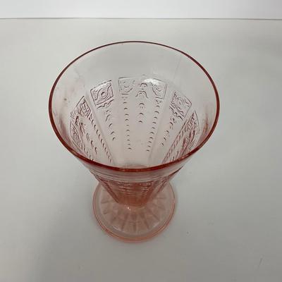 -16- URANIUM | Hocking Glass Co. Princess Pattern | Green Shaker & Tumbler