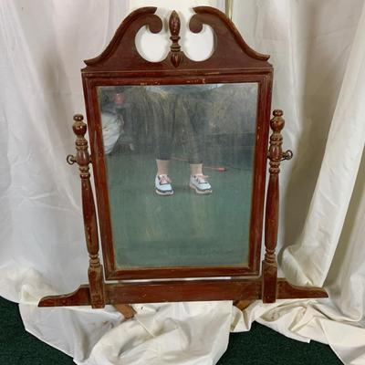 Lot 446 | American Victorian Tilting Vanity Mirror