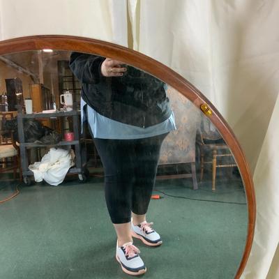 Lot 447 | Large Round Art Deco Mirror