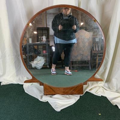 Lot 447 | Large Round Art Deco Mirror