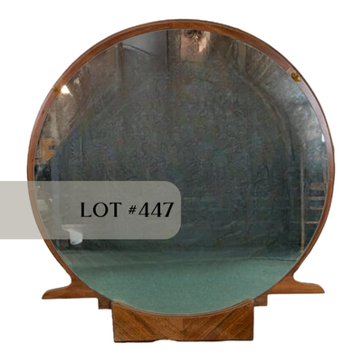 Lot 447 | Large Round Art Deco Mirror