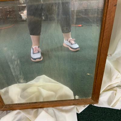 Lot 448 | Lovely Wood Framed Mirror