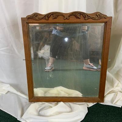 Lot 448 | Lovely Wood Framed Mirror