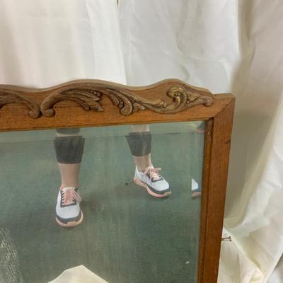 Lot 448 | Lovely Wood Framed Mirror