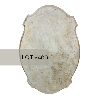Lot 463 | Oval Marble Table Topper